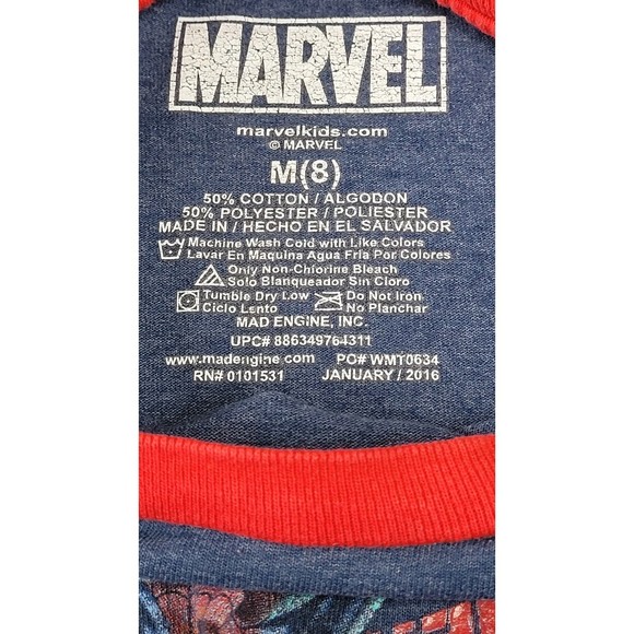 Marvel SpiderMan Boys Short Sleeve Tee Size Med (8) - Picture 4 of 4